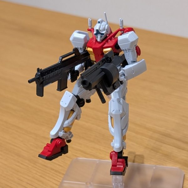 ポージングの練習(ゲルググGQ + 境界戦機 武器)