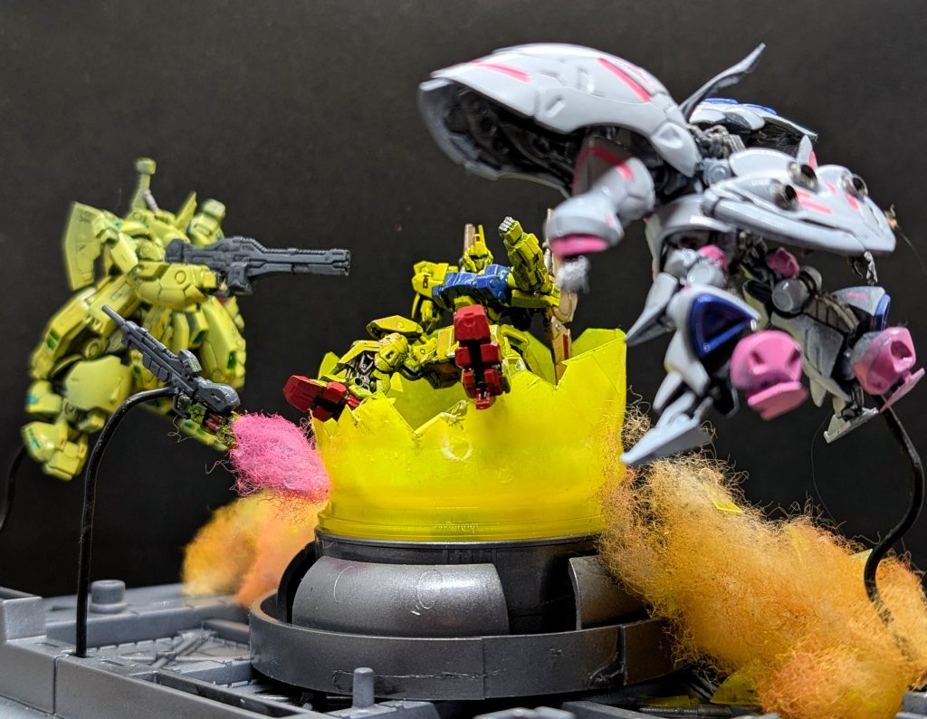 アーティファクト「百式、キュベレイ、ジ・O、コロニーレーザーの戦い」