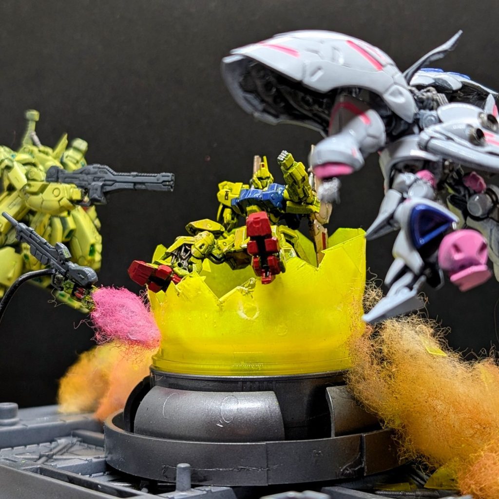 アーティファクト「百式、キュベレイ、ジ・O、コロニーレーザーの戦い