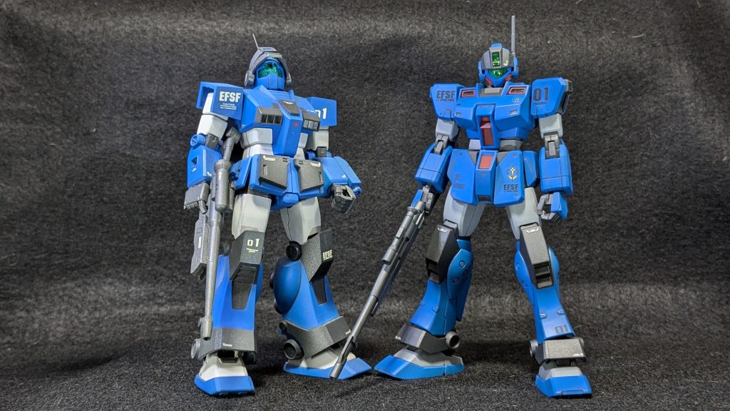 乗り換え前のジムスナイパーカスタムさんと。