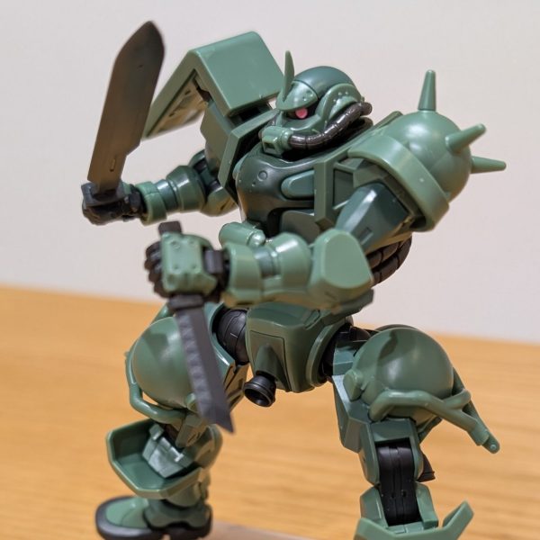 ザクGQに境界戦機のウェポンセットを持たせる