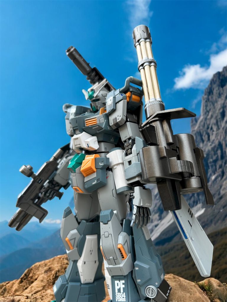 ベースの配色を意識しつつ全塗装しました。ブルーグレー、ニュートラルグレーI、スカーレット、エメラルドグリーン、ガンメタル、スターブライトアイアン、プライマリメタリックレッド、スターブライトシルバーです。調色はしていません。