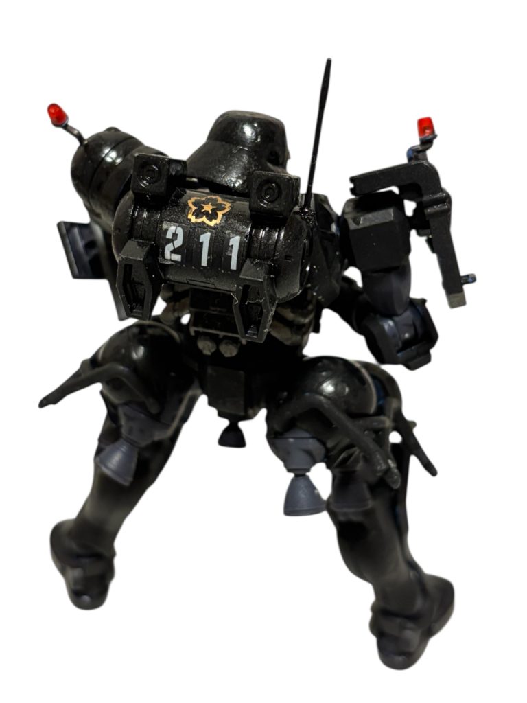 押井守監督の「ケルベロスサーガ」に出てくるプロテクトギアまんまですね。パイロットのバギー・ブッシュの名前、由来、伝わりますかね？？笑