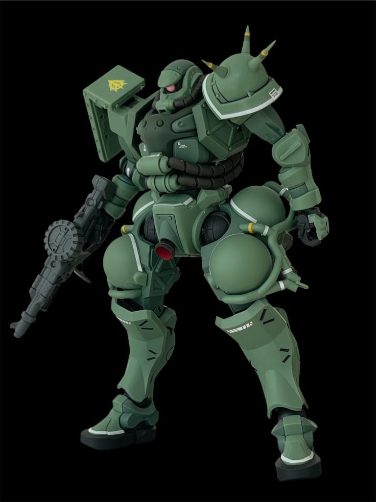 つや消しトップコートとスミ入れはしています。付属のシールの一部と市販デカールを併用しています。