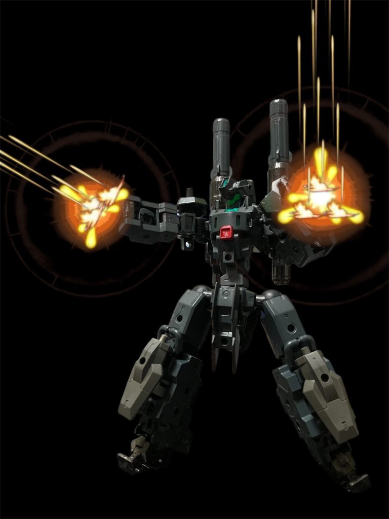 腕は回転すれば出てくるアームミニガン^_^