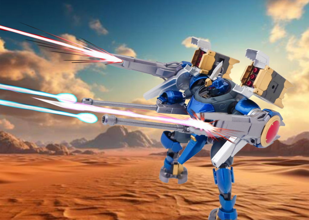 全武装によるフルバーストモード!