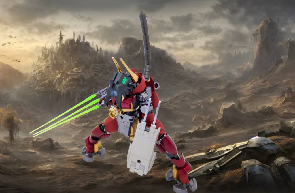 戦場に駆ける野獣！このビーストモード気に入っています。