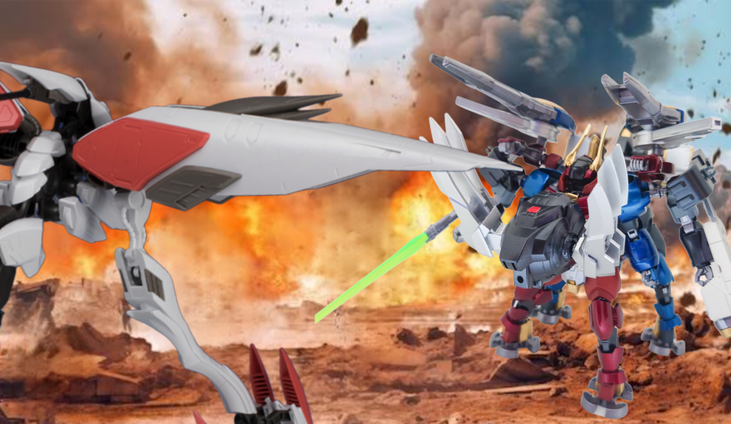 最後に、MAハシュマルと対峙するグランドベヒモス！