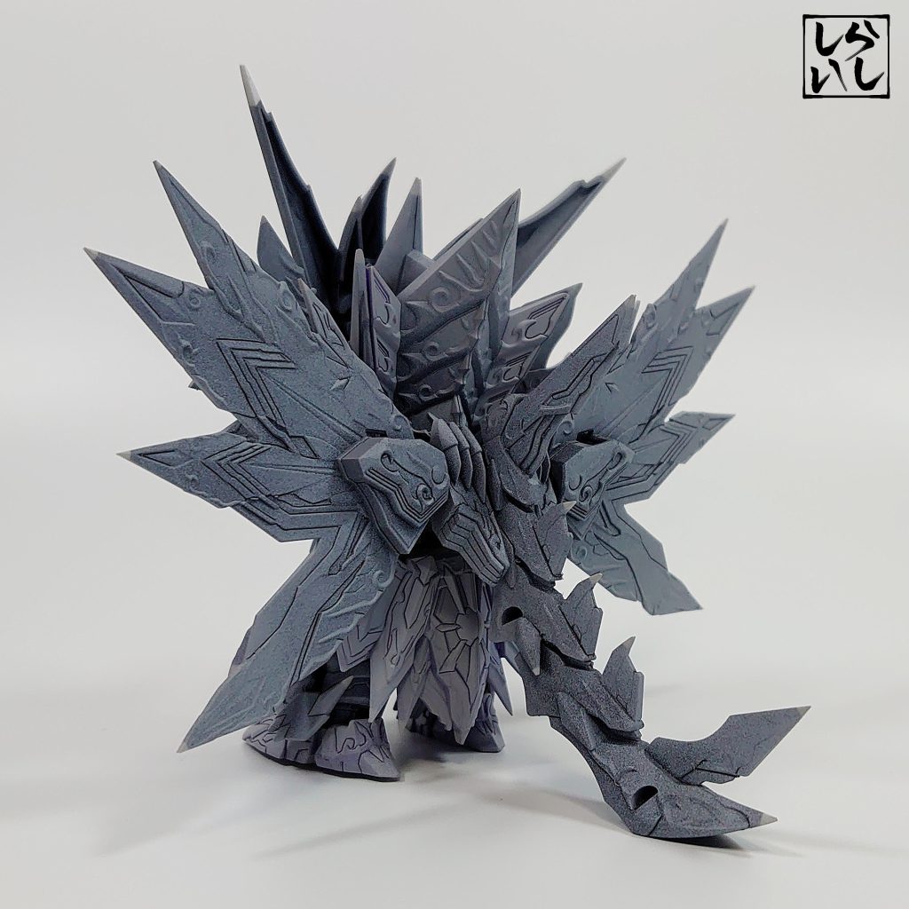 サーフェイサーを吹いた状態。