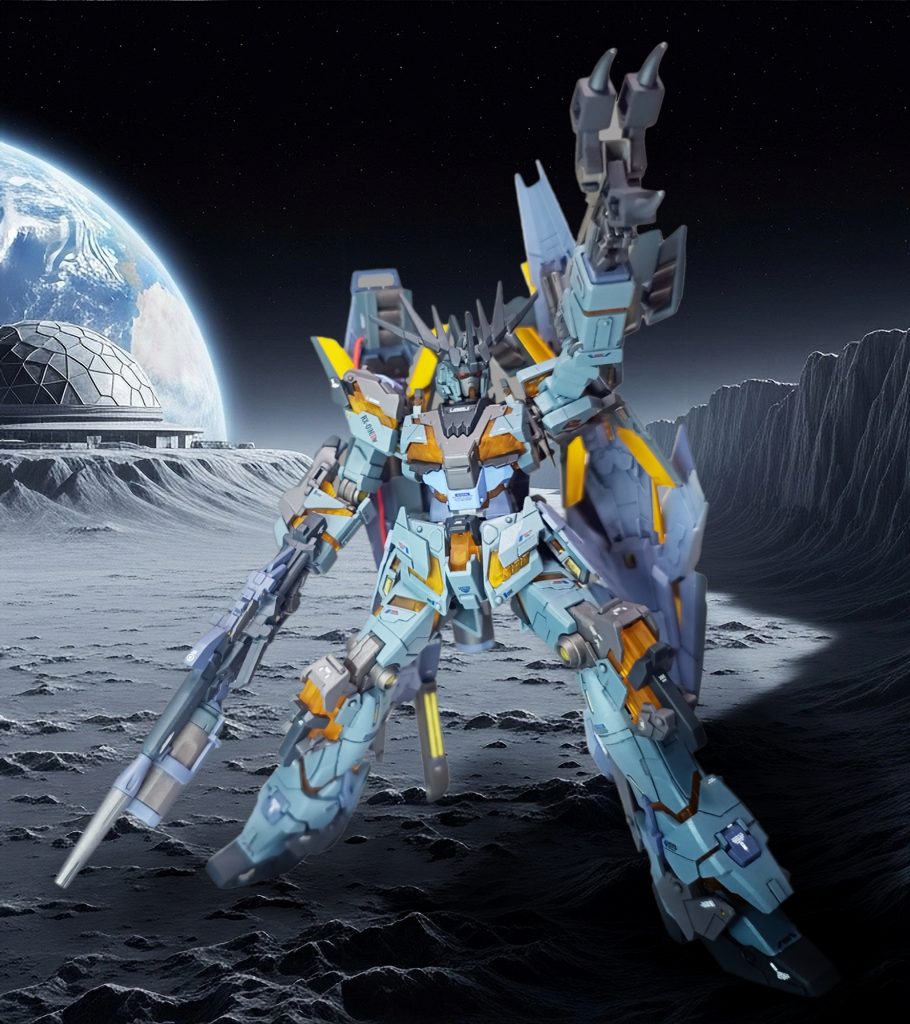 そしてアームド・アーマーVN(DSO)改！劇中では振り下ろしてバリバリ引き裂く乱暴な武装で痺れましたね～