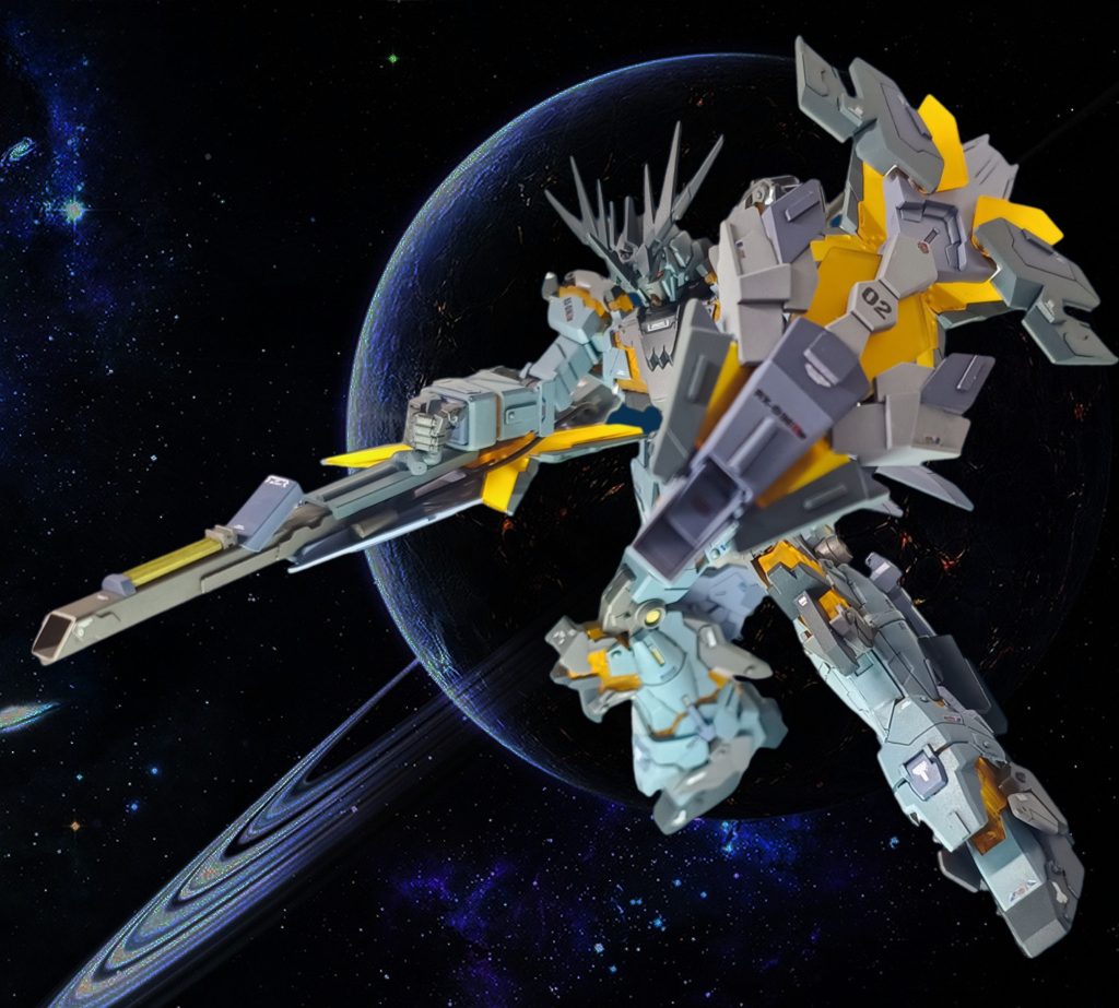 そして、フルバースト的なノーマルバンシィっぽい武装を持たせたモリ装備でした〜😁