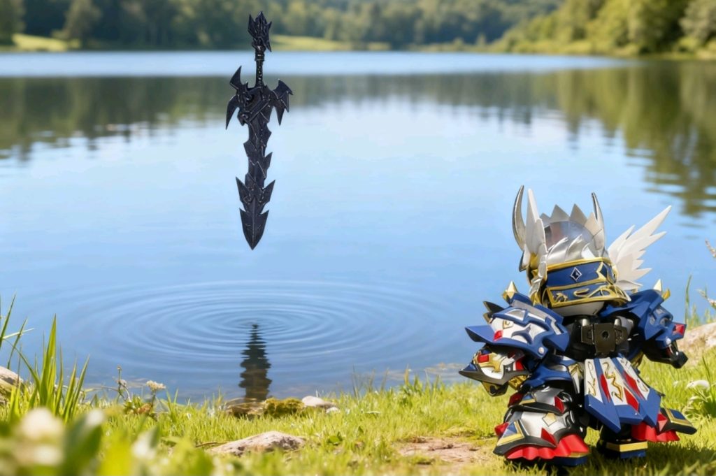 湖の騎士 無毀なる湖光 ゼロガンダム–2枚目/制作者：昨日の 🎈W