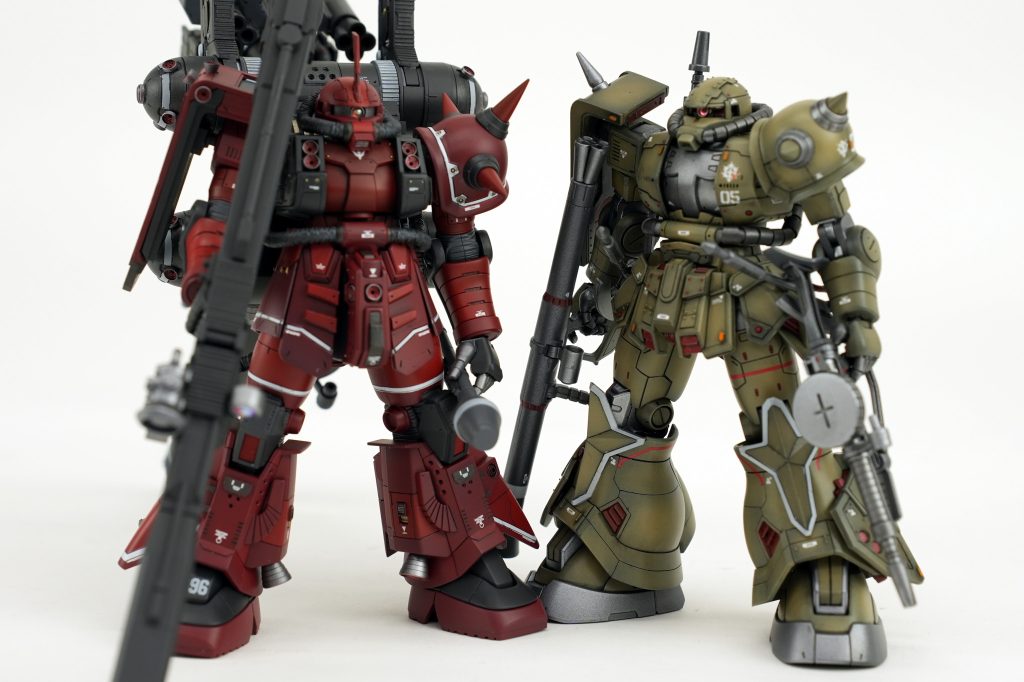 HG 1/144 高機動型ザク 地上用 (ダナン機)完成しました！–8枚目/制作者：black🇯🇵