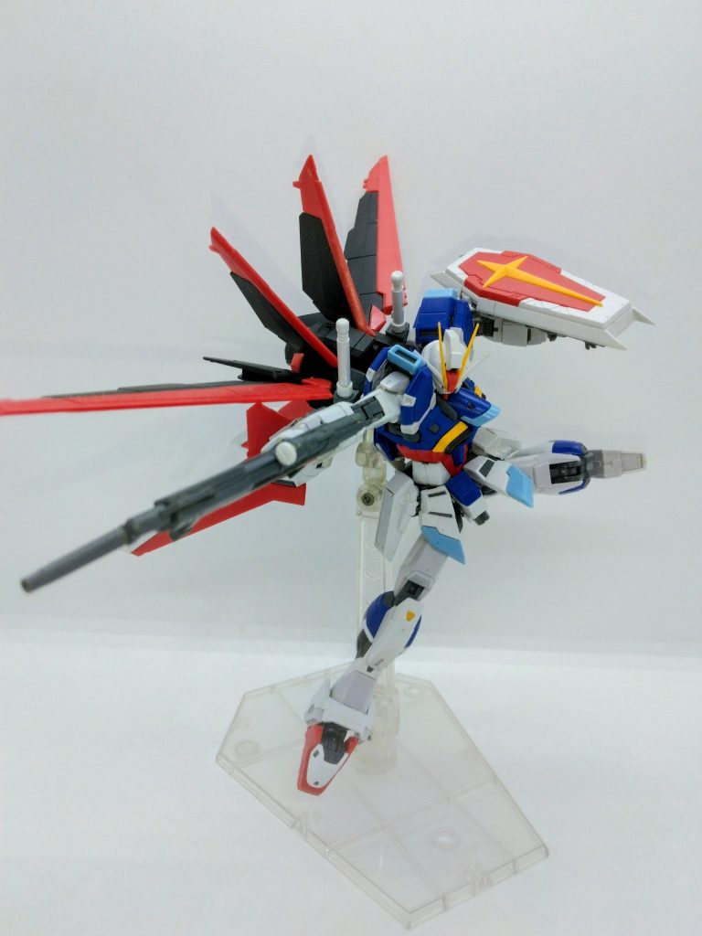 3つ目はRGフォースインパルスガンダムですSEED系MSと言えばやはりSEED撃ちですよね