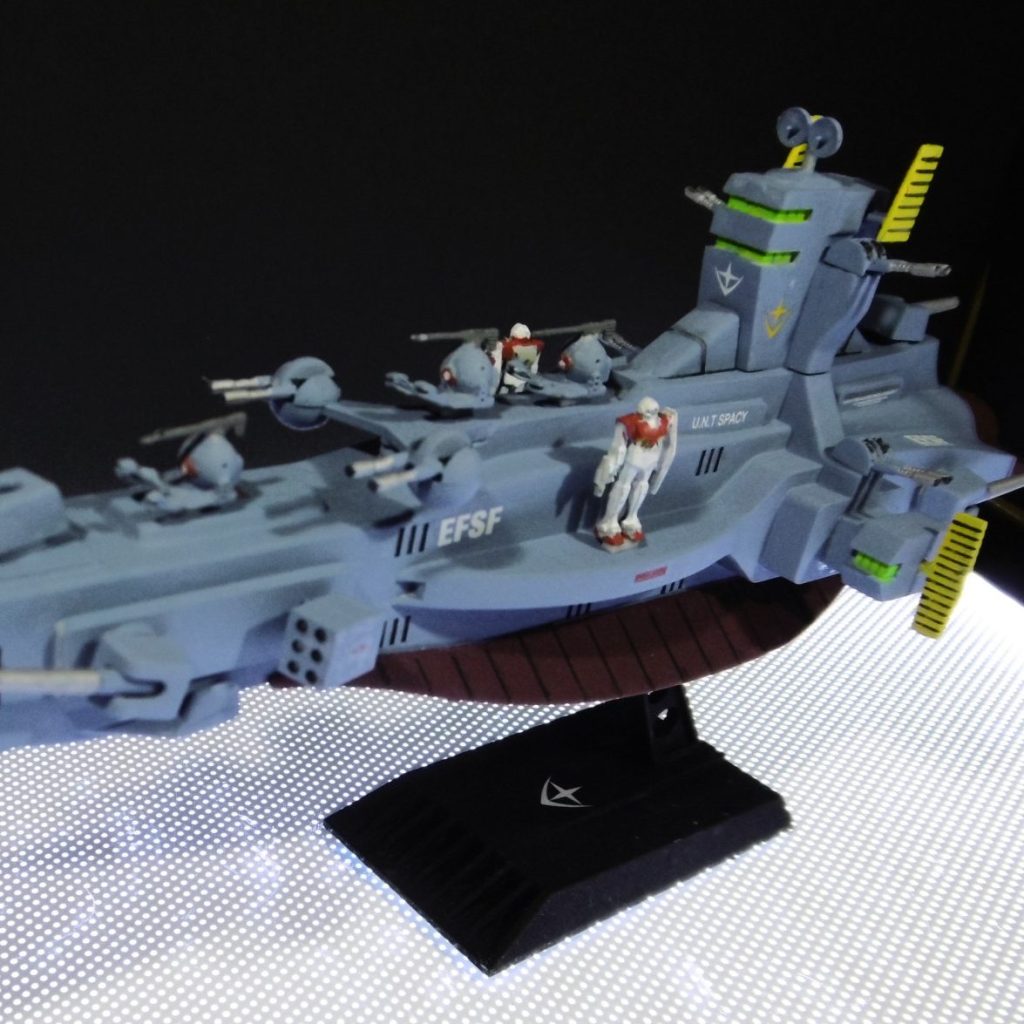 1/1200 巡洋艦 サラミス｜knishiさんのガンプラ作品｜GUNSTA（ガンスタ）