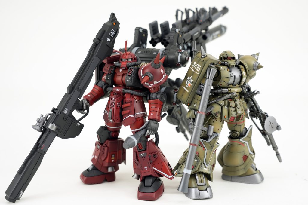 HG 1/144 高機動型ザク 地上用 (ダナン機)完成しました！–9枚目/制作者：black🇯🇵