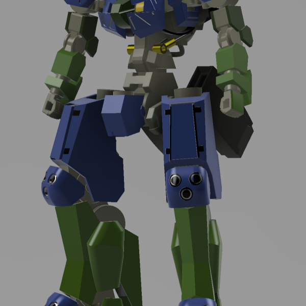 エーバージーの全身ができましたディテールアップと関節のクリアリングをしたら出力していきます。（2枚目）