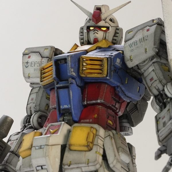ガンダム2.0無塗装ウェザリング仕上げ