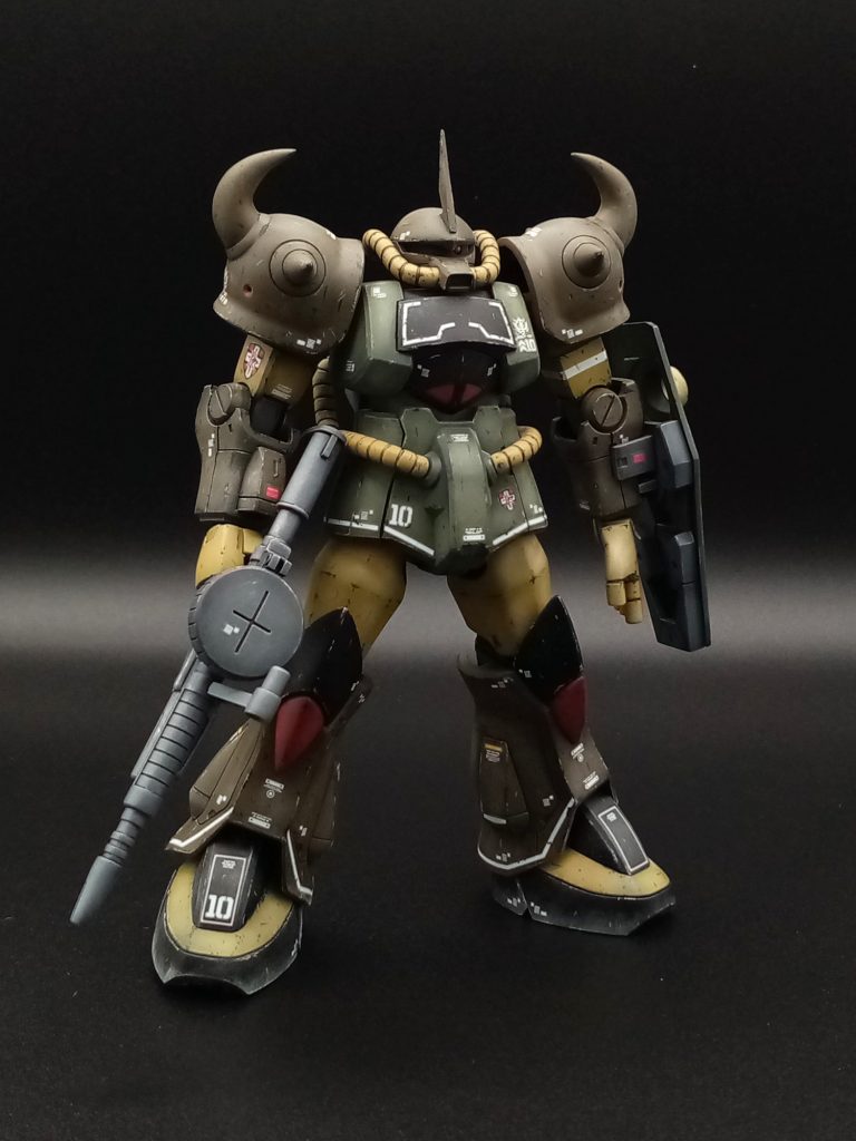 グフ (リアルタイプカラー) 旧HGUC–3枚目/制作者：@bhoylhogro