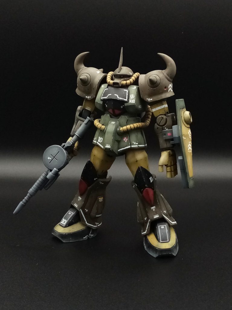 グフ (リアルタイプカラー) 旧HGUC–2枚目/制作者：@bhoylhogro