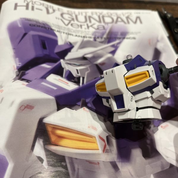 Hi-νガンダムVer.Ka 制作途中