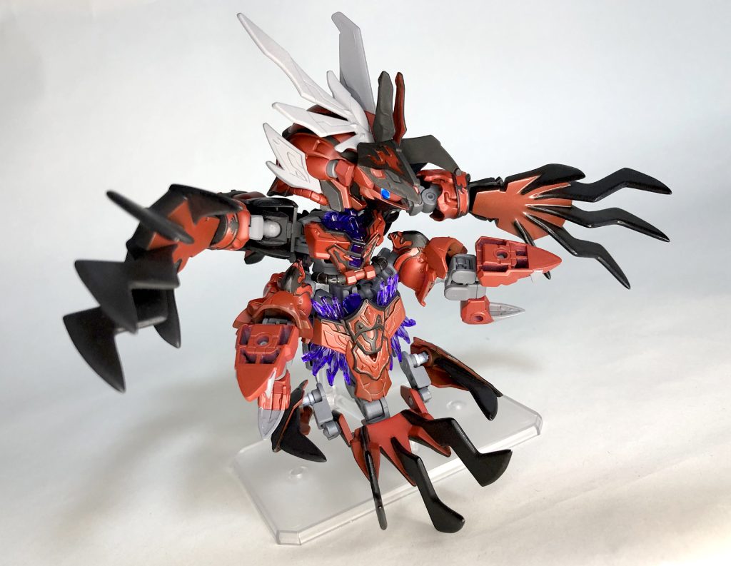 【ポケモンガンプラ】イベルタル–2枚目/制作者：コン◎SDポケモンガンプラ