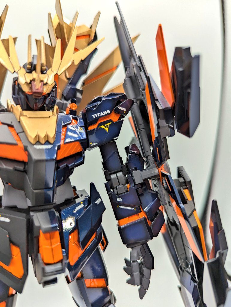 RX-0[N]ユニコーンガンダム2号機 バンシィ・ノルン ティターンズVer–4枚目/制作者：ばじーな