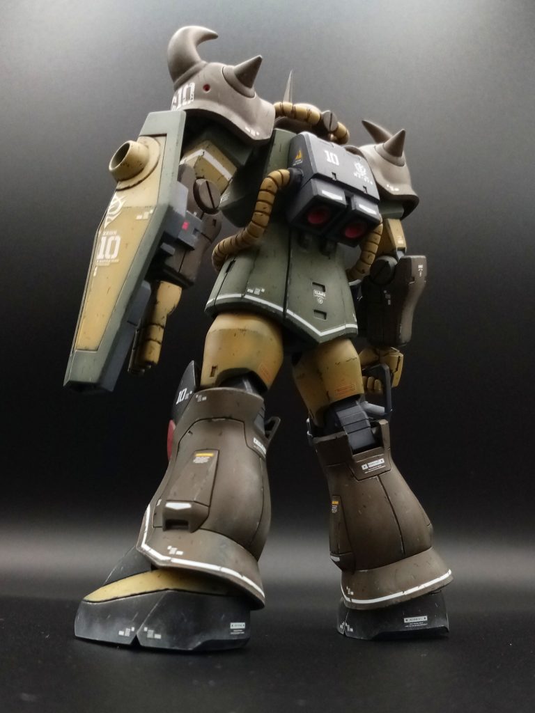 グフ (リアルタイプカラー) 旧HGUC–2枚目/制作者：@bhoylhogro