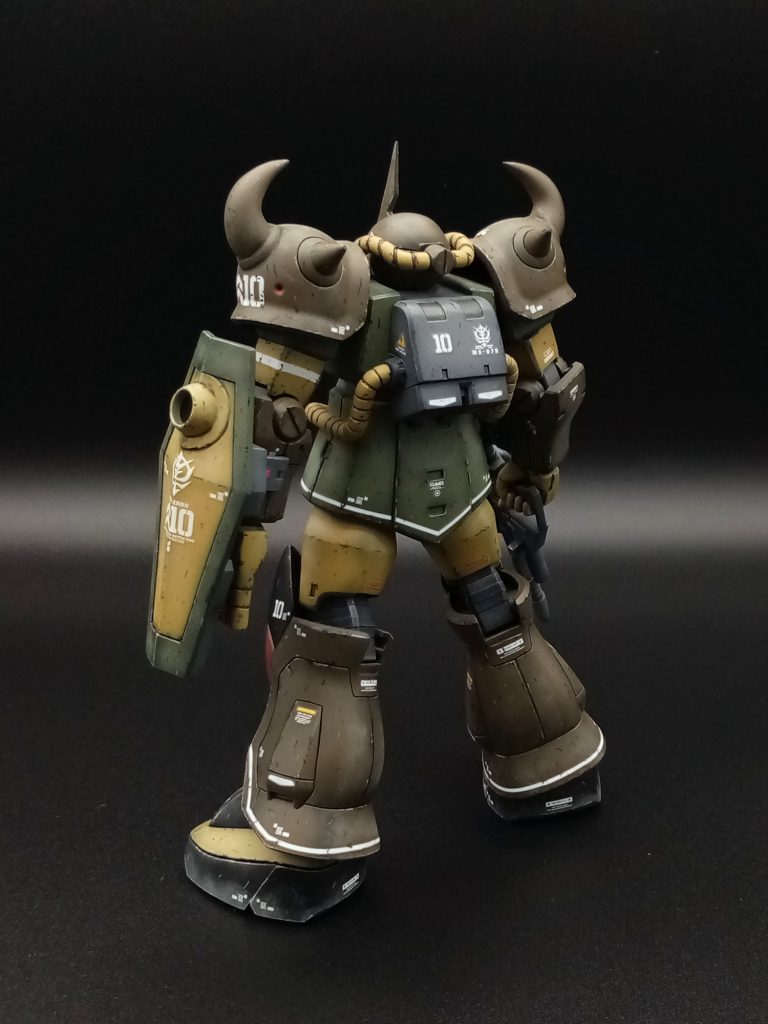 グフ (リアルタイプカラー) 旧HGUC–5枚目/制作者：@bhoylhogro