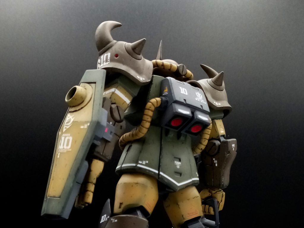 グフ (リアルタイプカラー) 旧HGUC–5枚目/制作者：@bhoylhogro