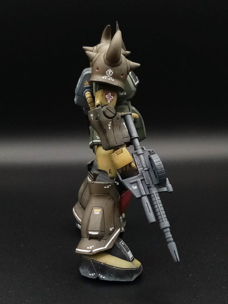 グフ (リアルタイプカラー) 旧HGUC–3枚目/制作者：@bhoylhogro