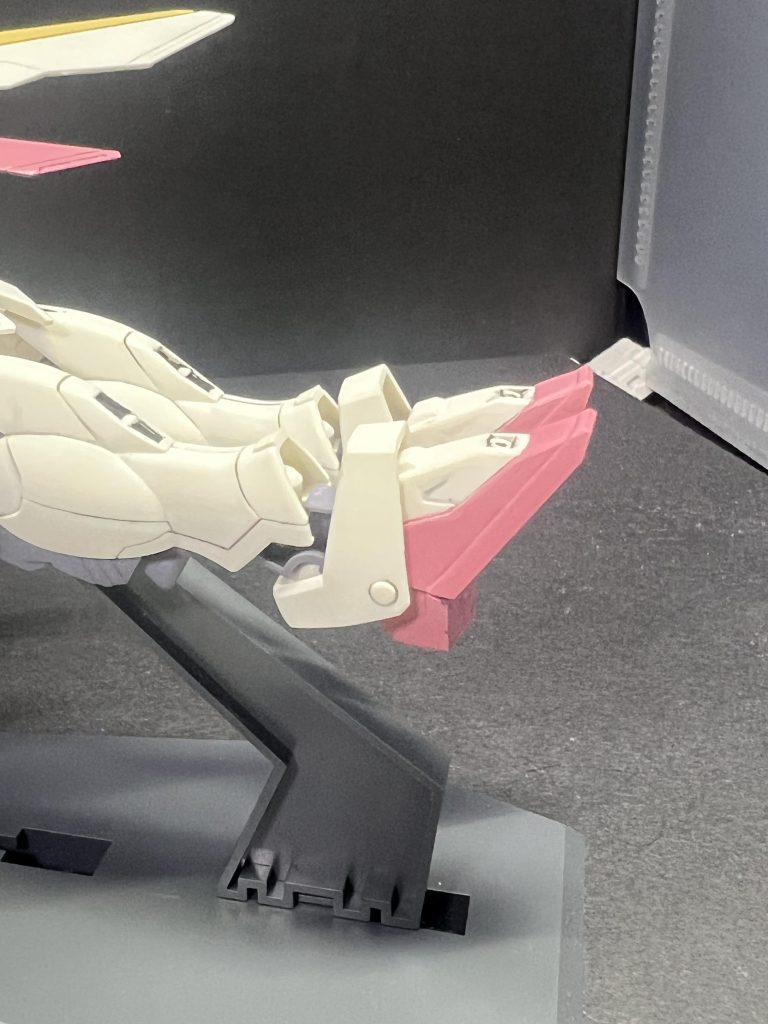 一応、足首を折り畳めます。自己満足のレベル。