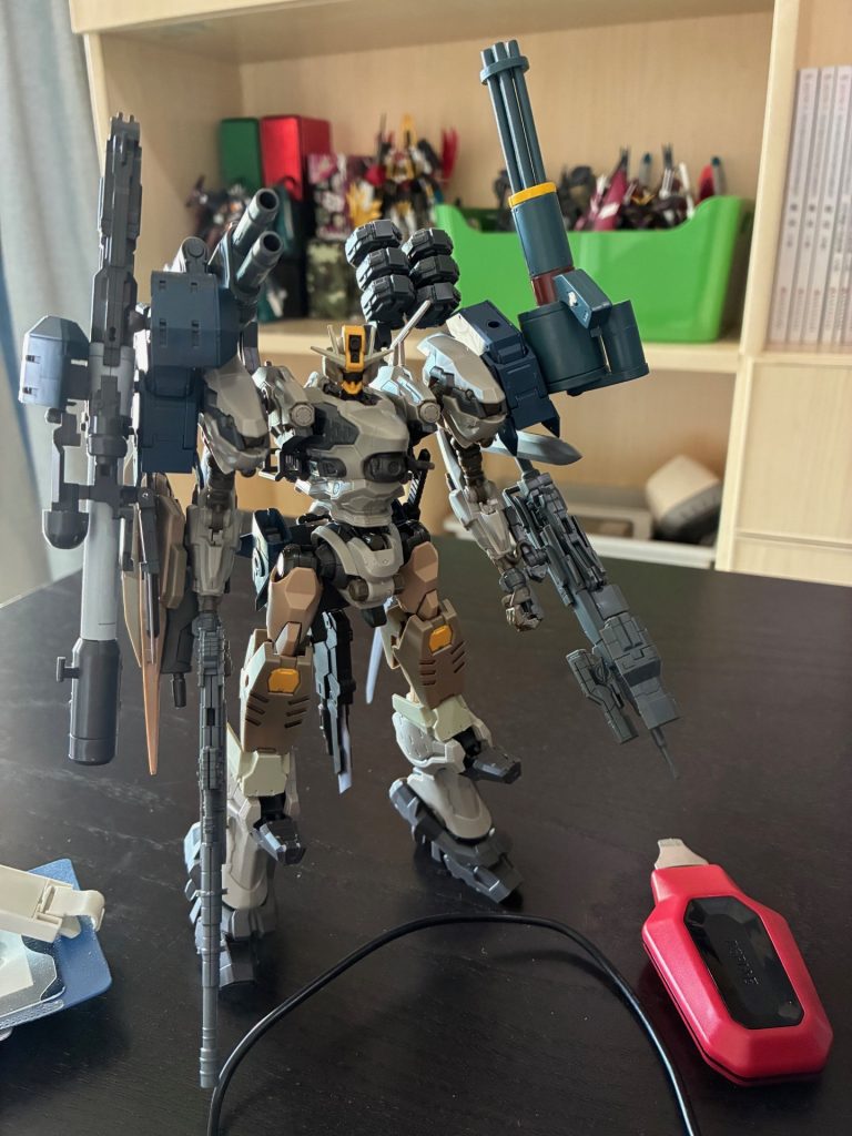 コマンドクオンタとアーマードコアナイトフォールミキシング