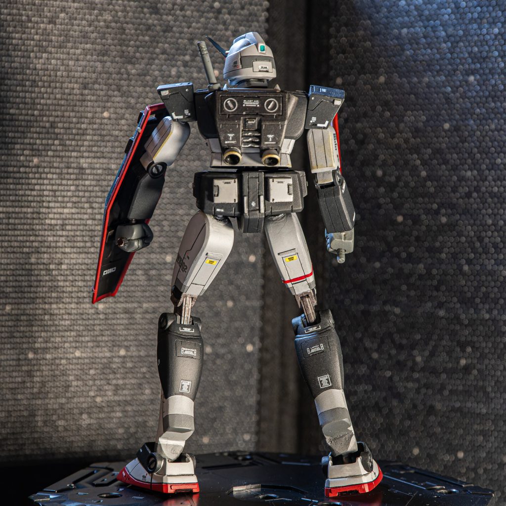 再販品旧キット 1/144 ガンダム RX-78-1 プロトタイプガンダム風カラー–4枚目/制作者：Kaki.