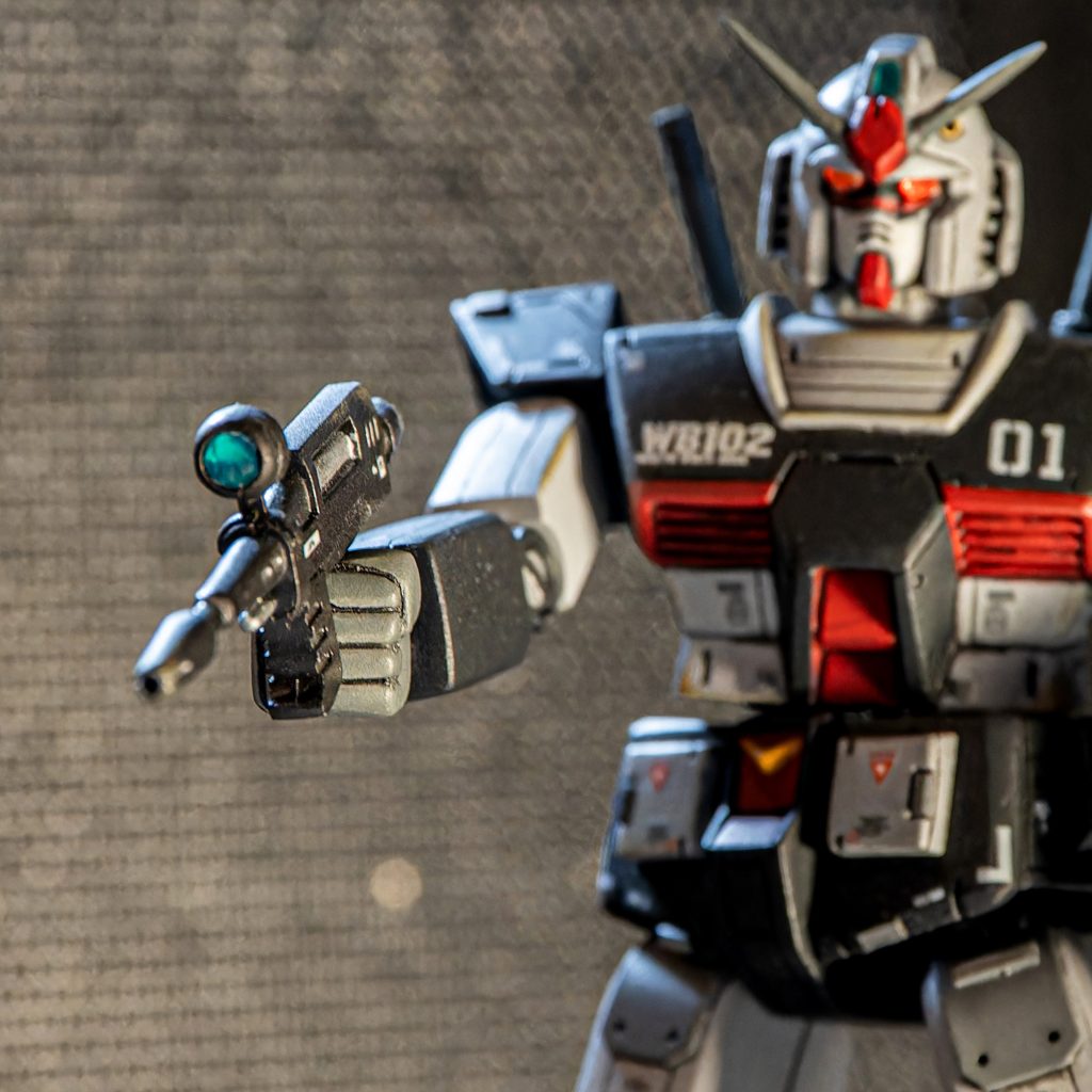 再販品旧キット 1/144 ガンダム RX-78-1 プロトタイプガンダム風カラー–7枚目/制作者：Kaki.