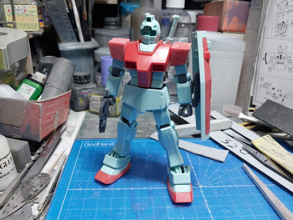 1/144 HGUC RGM-79 ジム–2枚目/制作者：@dagored00