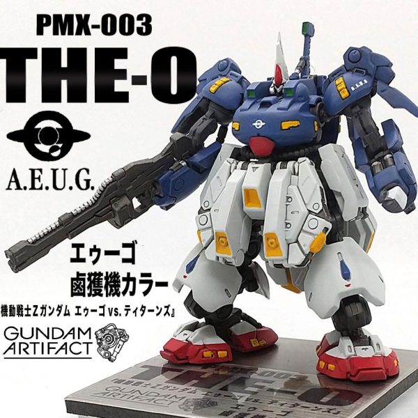 改修塗装完成品 PMX-003 THE-O ジ・オ エゥーゴカラー ”エウティタ鹵獲機” ガンダムアーティファクト