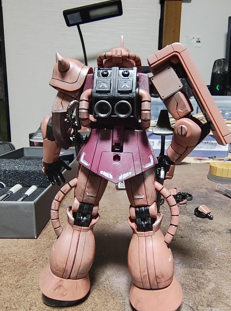 HGUC 1/144 シャア専用ザクII–5枚目/制作者：amabox10