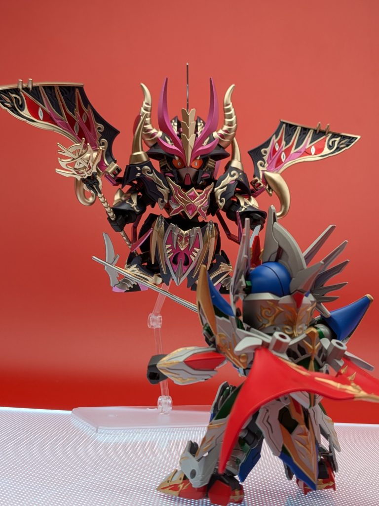 SDはあまり人気ないけど 頑張って塗り分ければ組み上げた時に1番テンションが上がるキットなんですよね〜