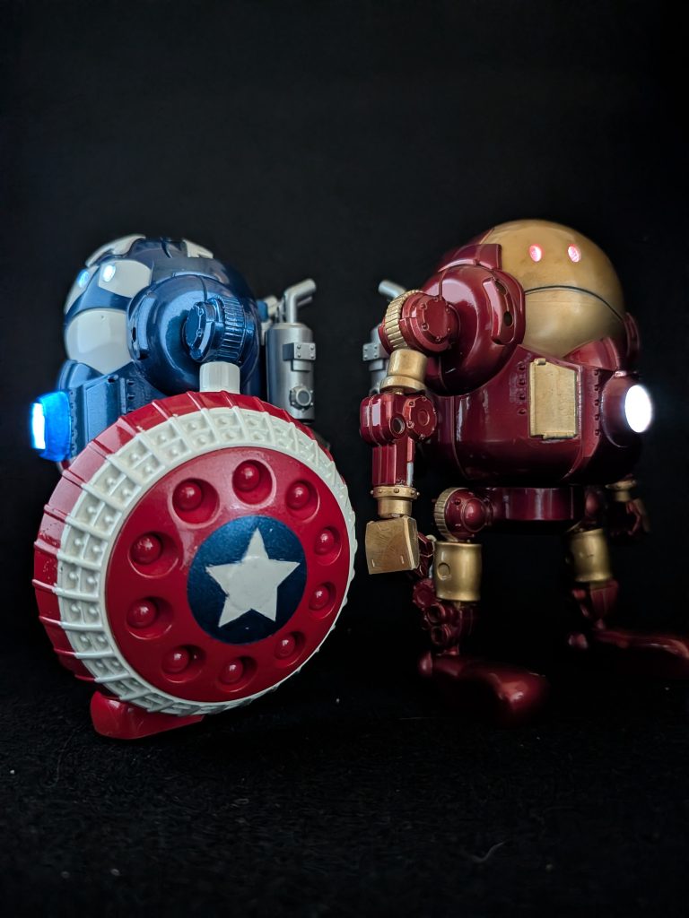 先代の「アイアンマン風」と一緒に📷️