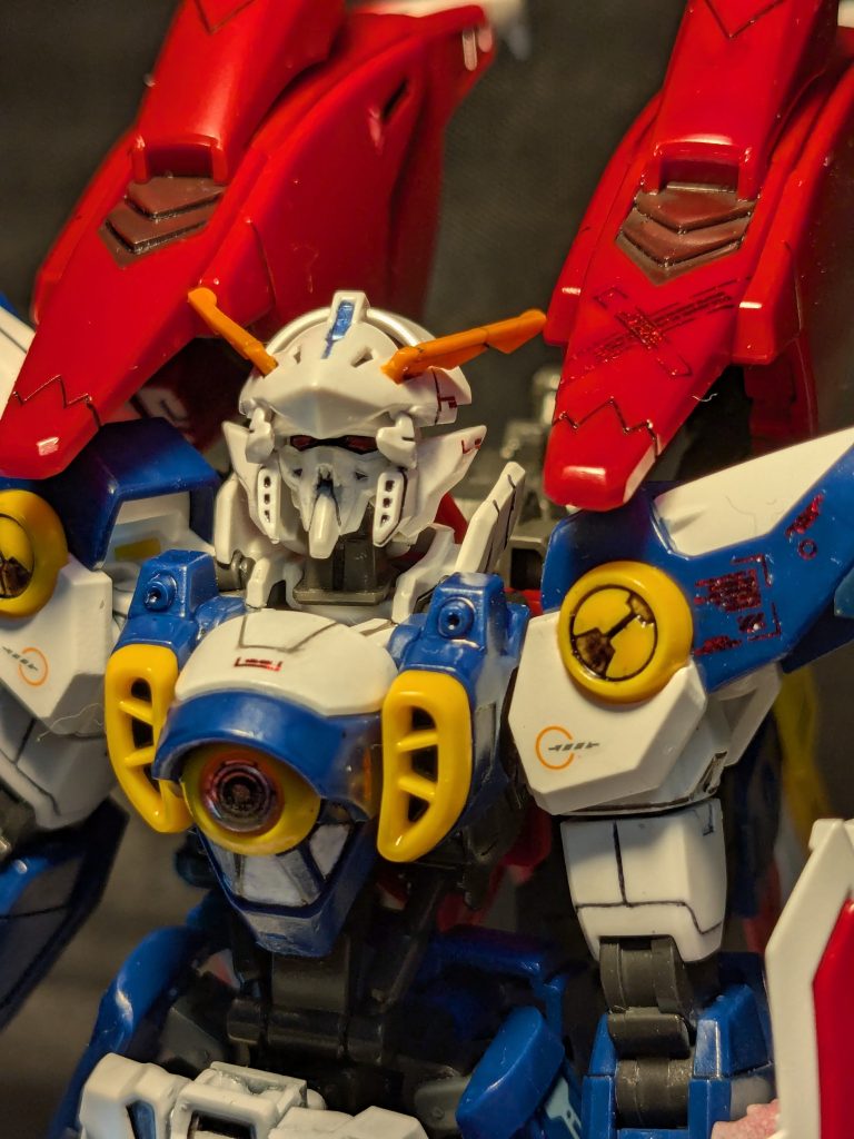 ハイドラのマスクで敵MSっぽくなりましたウイング要素少しは無くなりましたかね？