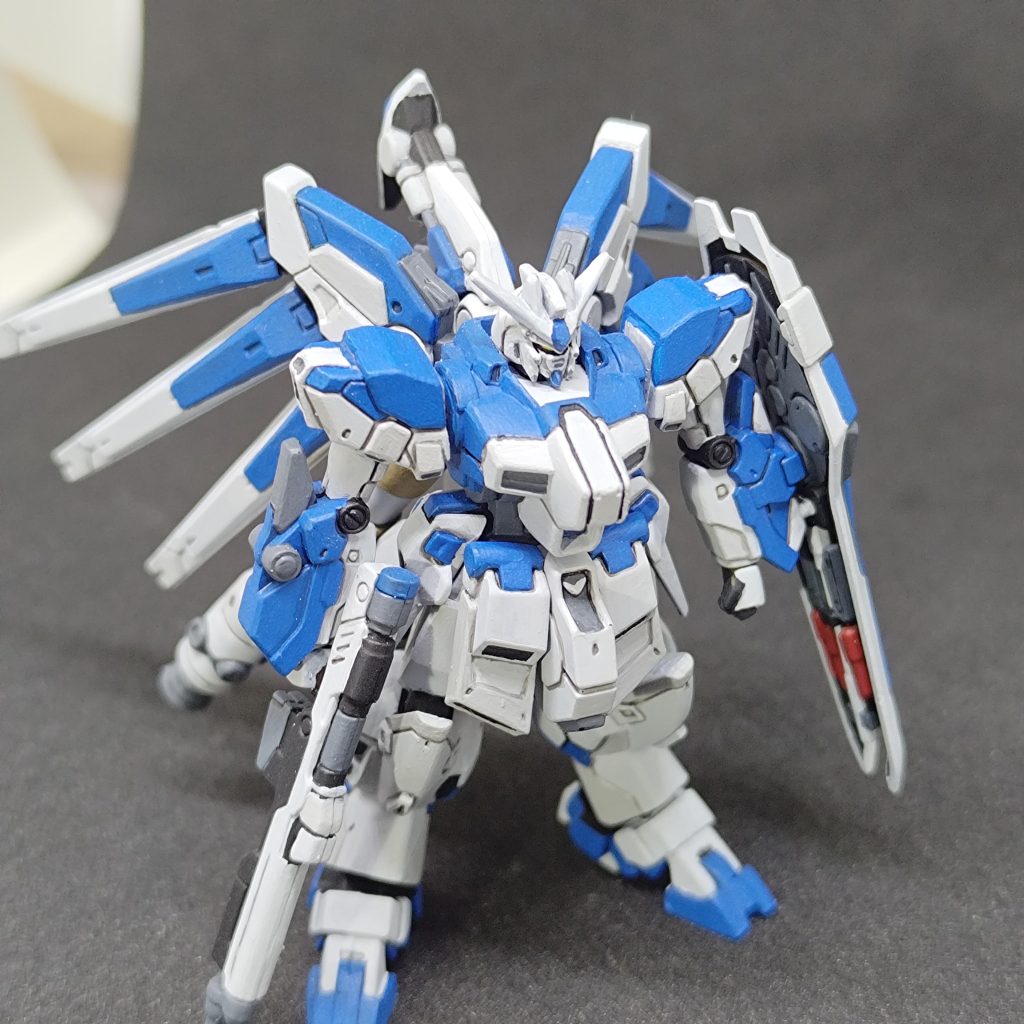 やや上方からなにげにシールドの塗り分けが楽しかったですね。