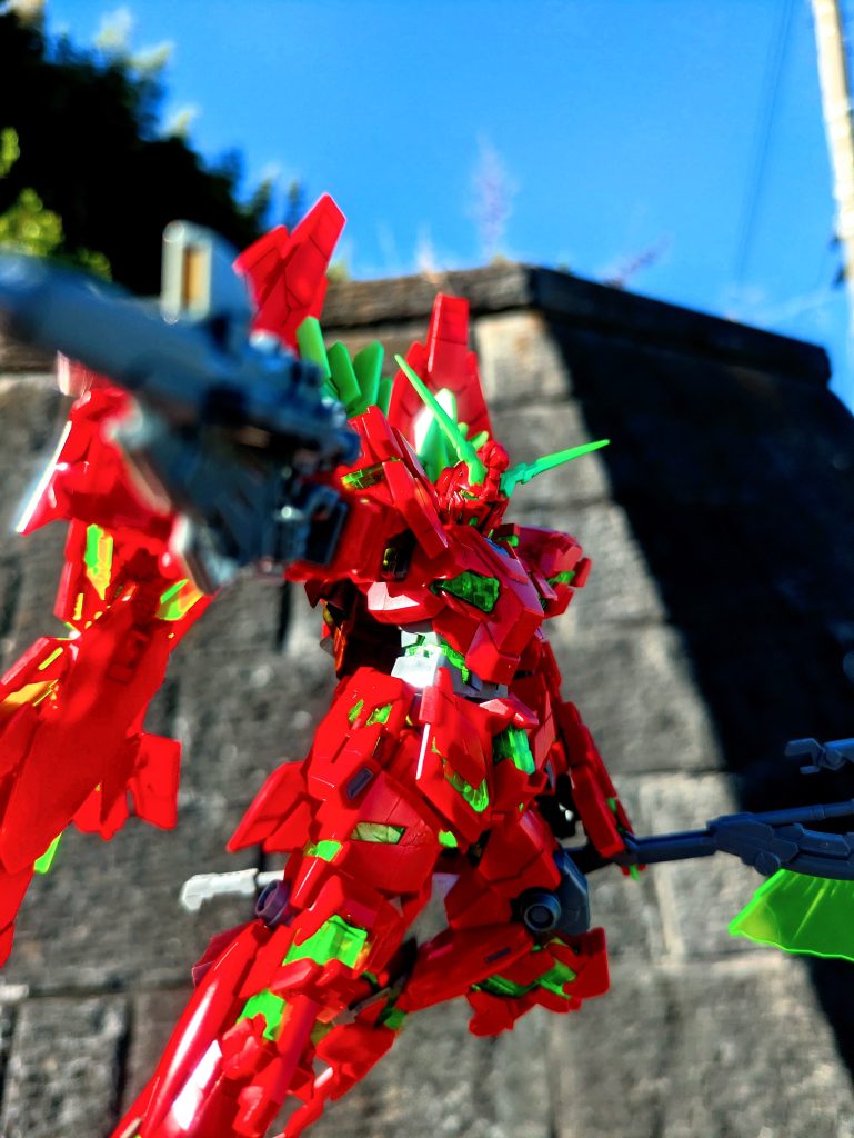 ビームライフルを構えて！