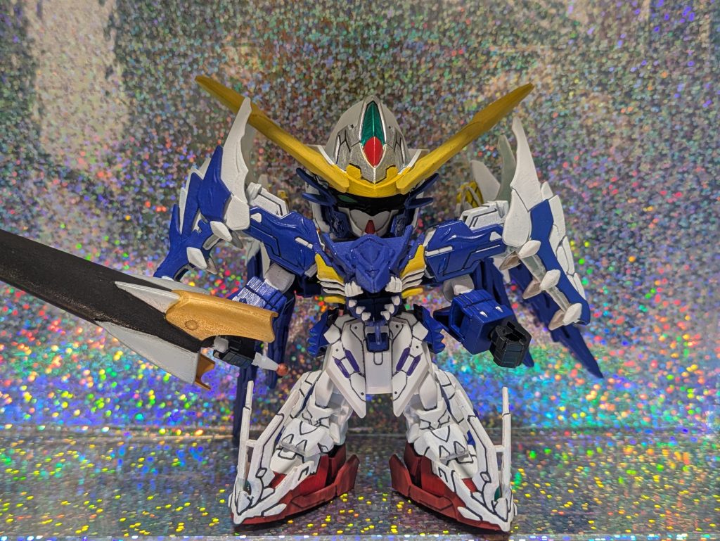 『竜騎士シスクード』,色味はシスクードを参考にしましたが,写真ではやや明るめの青になっています。