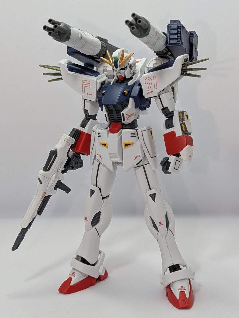 UC126年、マシンキャノンの火力だけではC.Vの機体に苦戦する為、ロトの腕、ミサイルコンテナを追加。これもシーブックのお父さんの仲間、レジスタンス達が博物館から調達、整備したもの。