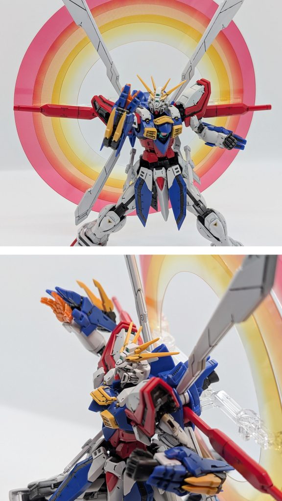 おれのこの手が〜以下略〜、ばあぁく熱！ゴッドォ！フィンガァァー！！小学生時代、かめはめ波よりも真似しまくった技！😂目を見張る光輪エフェクトの表現方法に「これよく思いついたな！」と心から驚きました！エフェクト自体は単体で組み立て、それをコアランダーに差し込む形なのでバラバラになりにくいのがとても良いです！