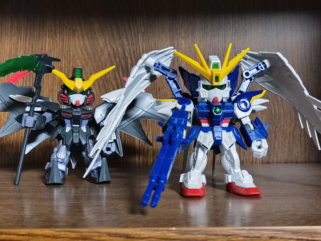 デスサイズヘルと。やっぱりカッコ良いです。(ﾟ∀ﾟ )