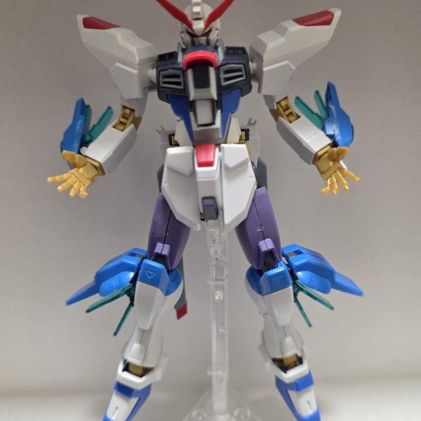 ストライクフリーダムを自分好みに改造。「もしも自分がガンプラバトルで使うなら」というコンセプトで製作しています。（6枚目）