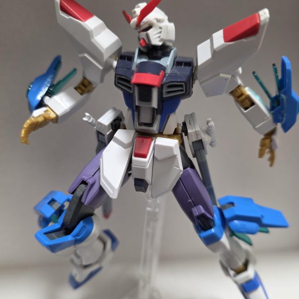 ストライクフリーダムを自分好みに改造。「もしも自分がガンプラバトルで使うなら」というコンセプトで製作しています。（7枚目）