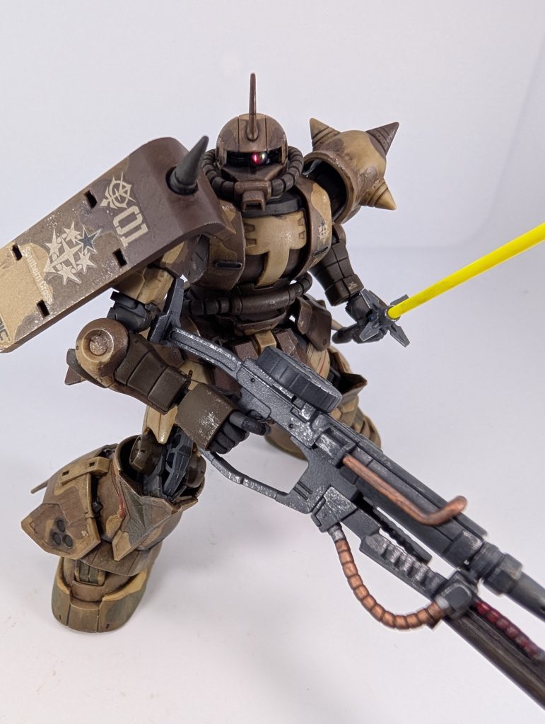 HG高機動型ザク 地上用 (エグバ機)–3枚目/制作者：ガラピコ